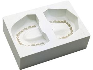 Gumminegativform A-E G Für Ober- und Unterkiefer