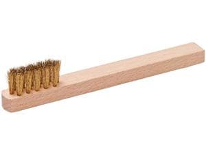 Laborbürste Messingdraht 3-reihig