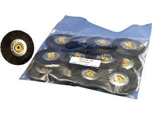 Schmalbürste mit Roßhaar, Kunststoffkern Größe 163/48 mm, Packung 12 Stück