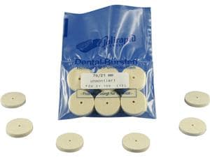 Filzrad aus Wollfilz Größe 79/21 mm, Packung 12 Stück