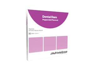 Kofferdam, latexfrei Rosa, Größe 15 x 15 cm, Packung 15 Blatt