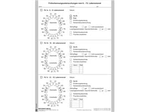 Einlegeblatt Früherkennung Packung 50 Stück