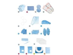 Chirurgisches Duo-Set Set mit 5 Packungen