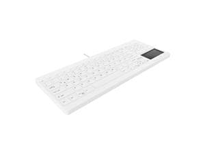 AK Hygienetastatur Touchpad IP68 Größe 365 x 139 x 19 mm, weiß, 2,4 GHz Funkverbindung