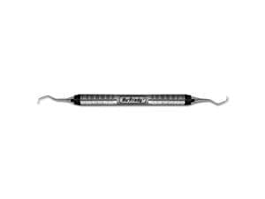 Standard Gracey-Kürette, Griff 7 Satin Steel Colours Figur 3/4, schwarz