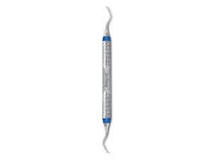 After-Five Gracey-Kürette, Griff 7 Satin Steel Colours Figur 13/14, blau