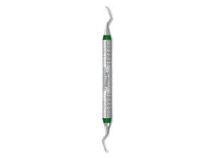 Mini-Five Gracey-Kürette, Griff 7 Satin Steel Colours Figur 7/8, grün