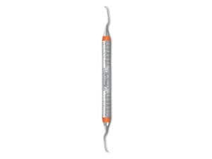 Mini-Five Gracey-Kürette, Griff 7 Satin Steel Colours Figur 11/12, orange