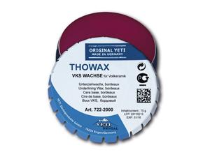 VKS - wachs für Vollkeramiksysteme, Unterziehwachs Bordeaux, Dose 70 g