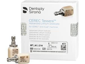 CEREC Tessera™ MT C14 A1, Packung 4 Stück