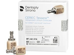 CEREC Tessera™ MT C14 A2, Packung 4 Stück