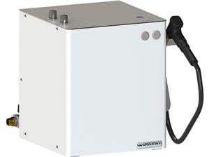 Wasi-Steam Compact- Dampfstrahlgerät Festwasseranschluss Edelstahl Weiß