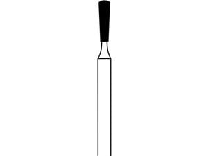 FG-Diamant, Form 234 ISO 014,Körnung extra-grob (schwarz), Kopflänge 5 mm