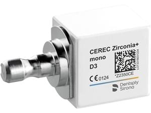CEREC Zirconia+ mono D3, Packung 3 Stück