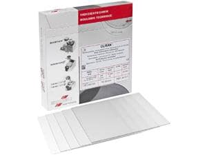 DURAN® klar, 125 x 125 mm (eckig) Stärke 1 mm, Packung 10 Stück