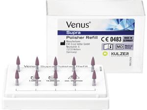 Venus Supra - Nachfüllpackung Flamme, Packung 10 Vorpolierer