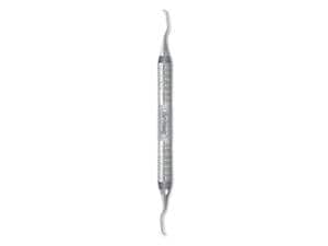 Mini-Five Gracey-Kürette, Griff 7 Satin Steel Colours Figur 1/2, grau