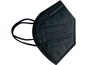 Monoart ffp2 Maske NR Protection Schwarz, Packung 10 Stück