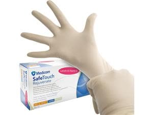 Medicom® SafeTouch® Rejuvenate Latex Handschuhe Größe XS, Packung 100 Stück