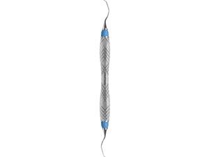 Mini-Five Gracey-Kürette - EverEdge 2.0, Griff Harmony Color Figur 13/14, blau