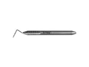 Einendige Parodontometer, Qulix farbkodiert Figur CP-12, (3-6-9-12), Griff 6