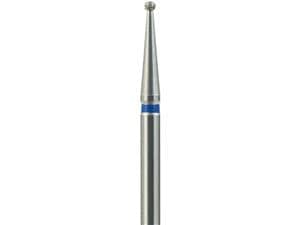 FG-Diamant Ultimate R-D, Rund, Form 801 ISO 008, mittel (blau), Kopflänge 0,8 mm, Packung 5 Stück