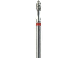 FG-Diamant Ultimate R-D, Knospe, Form 368 ISO 016, fein (rot), Kopflänge 3,5 mm, Packung 5 Stück