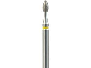 FG-Diamant Ultimate R-D, Knospe, Form 368 ISO 016, extra fein (gelb), Kopflänge 3,5 mm, Packung 5 Stück