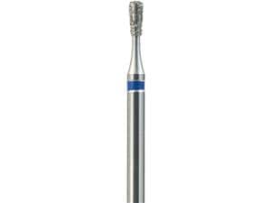FG-Diamant Ultimate R-D, Birne, Form 830 ISO 012, mittel (blau), Kopflänge 3 mm, Packung 5 Stück