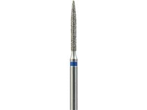 FG-Diamant Ultimate R-D, Flamme, Form 863 ISO 012, mittel (blau), Kopflänge 10 mm, Packung 5 Stück