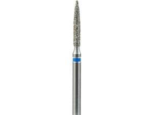 FG-Diamant Ultimate R-D, Flamme, Form 862 ISO 012, mittel (blau), Kopflänge 7,5 mm, Packung 5 Stück