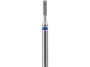 FG-Diamant Ultimate R-D, Zylinder-Kante-Rund, Form 835KR ISO 010, mittel (blau), Kopflänge 4 mm, Packung 5 Stück