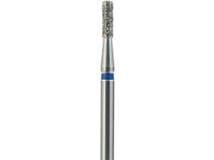 FG-Diamant Ultimate R-D, Zylinder-Kante-Rund, Form 835KR ISO 012, mittel (blau), Kopflänge 4 mm, Packung 5 Stück