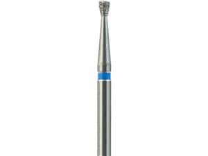 FG-Diamant Ultimate R-D, Umgekehrter-Kegel, Form 805 ISO 012, mittel (blau), Kopflänge 1,2 mm, Packung 5 Stück