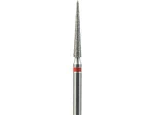FG-Diamant Ultimate R-D, Konisch-Spitz, Form 859 ISO 016, fein (rot), Kopflänge 10 mm, Packung 5 Stück
