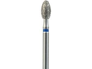FG-Diamant Ultimate R-D, Ei, Form 379 ISO 023, mittel (blau), Kopflänge 4,5 mm, Packung 5 Stück