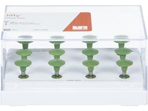 Jiffy™ Polierer - Nachfüllpackung Scheibe, grün - grob, Packung 12 Stück