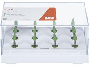 Jiffy™ Polierer - Nachfüllpackung Spitze, grün - grob, Packung 12 Stück