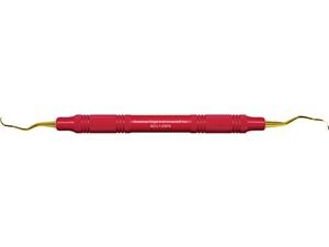XP Technology™ Universalkürette, Langer, mit Kunststoffgriff Figur 1-2, untere posterior, mesial/distal
