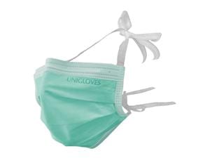 Unigloves Basic Mundschutz Grün, Packung 10 x 50 Stück