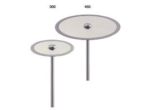 Gipstrennscheibe, Form 340 F Ø 24 mm, Stärke 0,2 mm, extra-fein (gelb)
