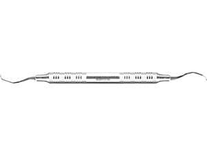 Talon Tough™ Gracey +3 Deep Pocket, mit Edelstahlgriff Figur 13/14, posterior, distal