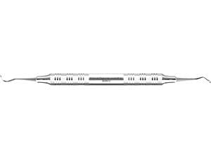 Talon Tough™ Scaler, mit Edelstahlgriff Figur N1, anterior