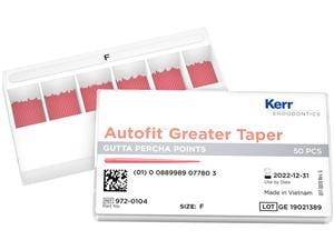 Autofit Greater Taper Guttaperchaspitzen Taper .10, Packung 50 Stück