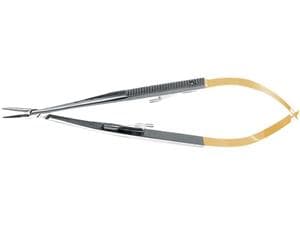 Mikrochirurgischer Nadelhalter, Perma Sharp - Castroviejo Gerade, Länge 14 cm (NH5020M)