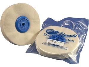 Flanellschwabbel, Kunststoffkern Ø 100 mm, breit