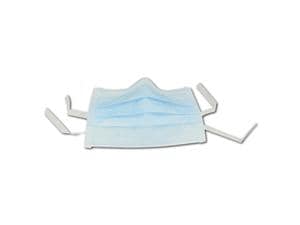 Monoart® Mundschutz Pro 3 zum Binden Blau, Packung 50 Stück