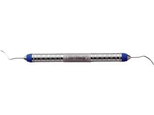 Scaler, Griff 7 Satin Steel Colours Diamondtec Feilen, mesial/distal, blau