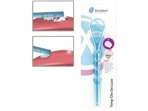 Tong-Clin® De Luxe, Zungenreiniger Blau-transparent