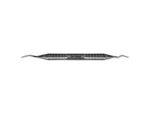 Mini-Five Gracey-Kürette, Griff 6 Satin Steel Figur 12/13